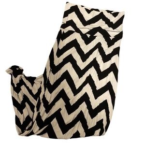 ANA black and white maxi skirt